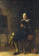 Cornelis Saftleven Self portrait oil painting